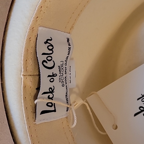 LACK OF COLOR IVY BEVERLY FEDORA HAT WHITE 63CM (XXL) main image 5